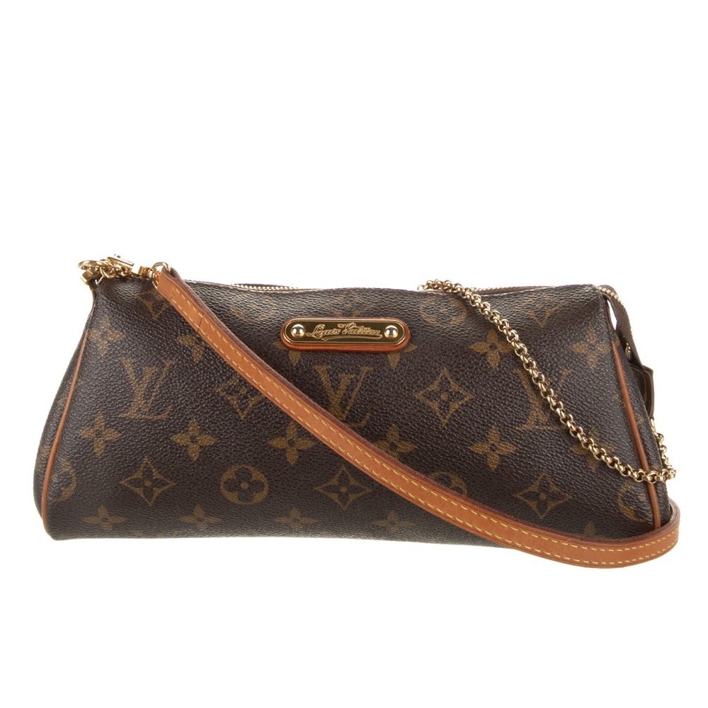 Louis Vuitton Monogram Eva Clutch. Comes with BOTH straps. EXCELLENT Condition!